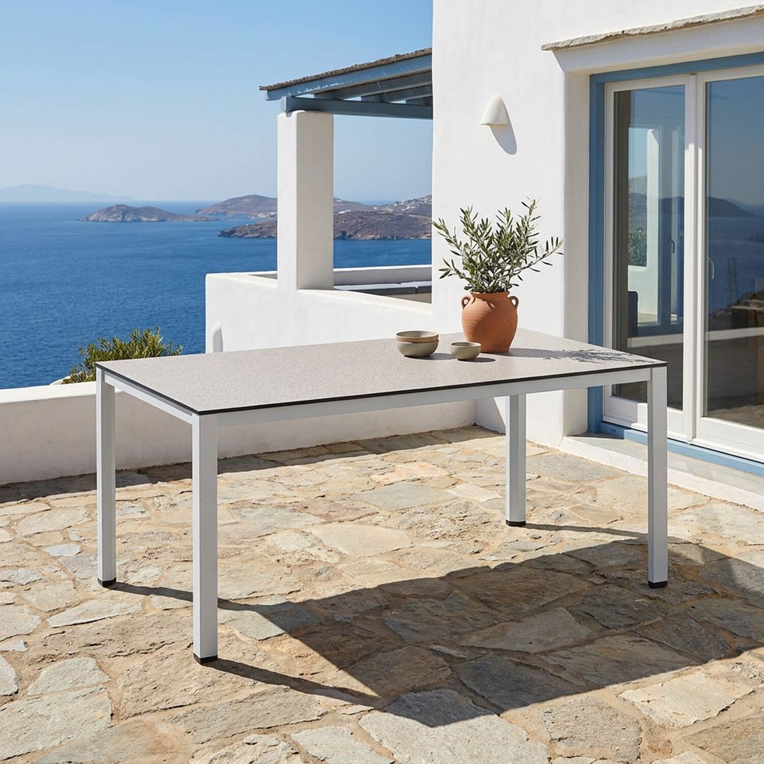 Kettler Cubic Gartentisch 180x95cm Aluminium/HPL