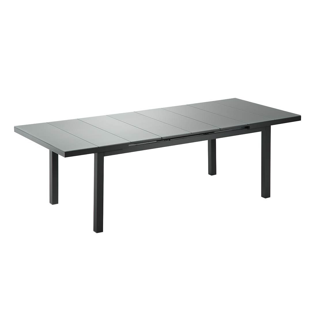 Niehoff Nancy Ausziehtisch 180/240x100cm Aluminium/Glas