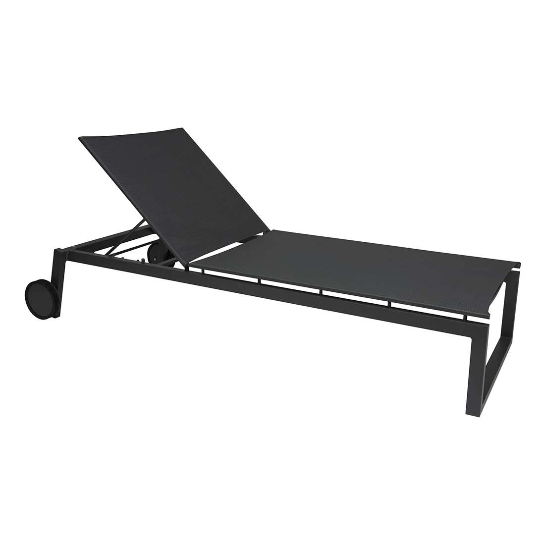 Stern Robin Gartenliege verstellbar Aluminium/Textilene