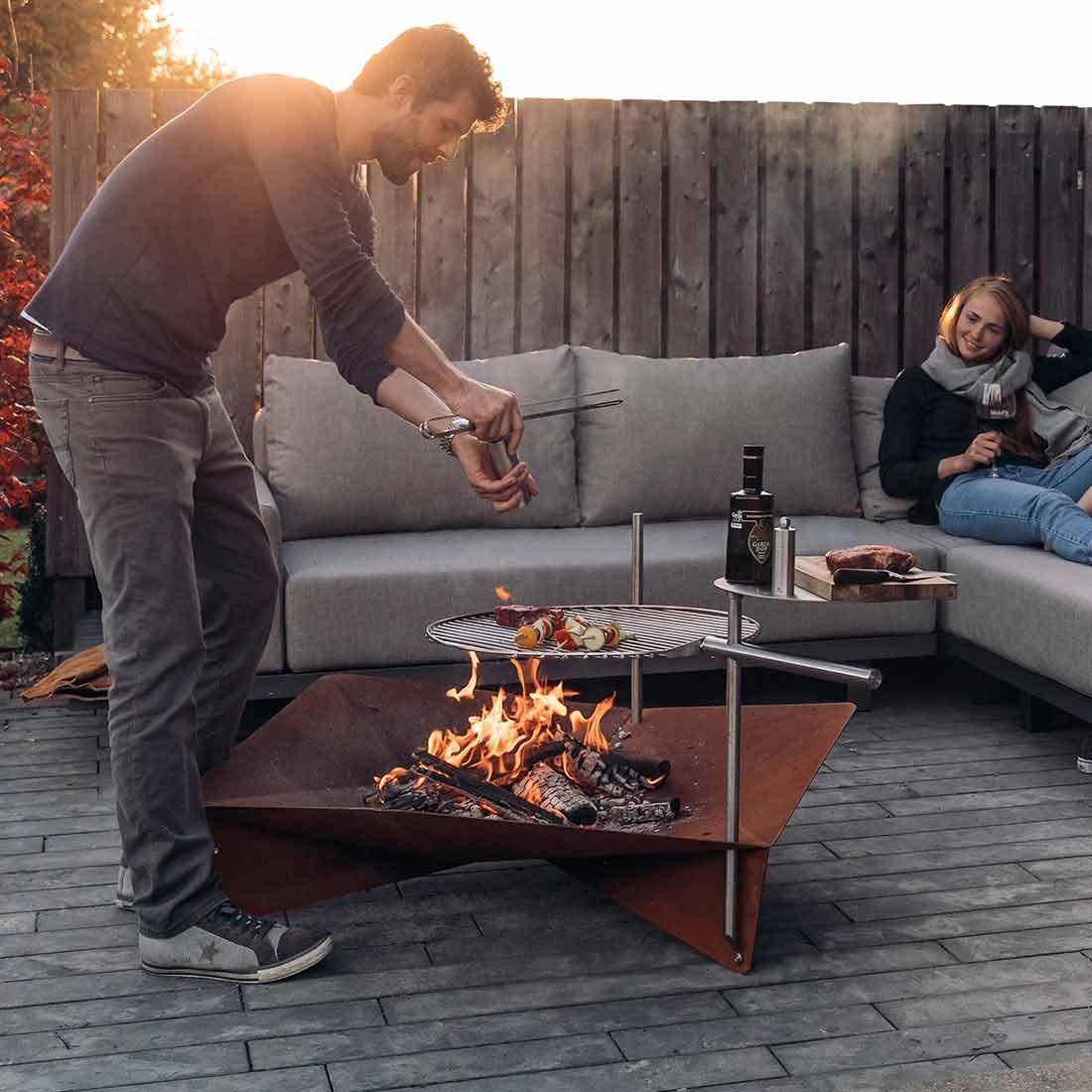 höfats TRIPLE Grillrost Ø55cm Edelstahl
