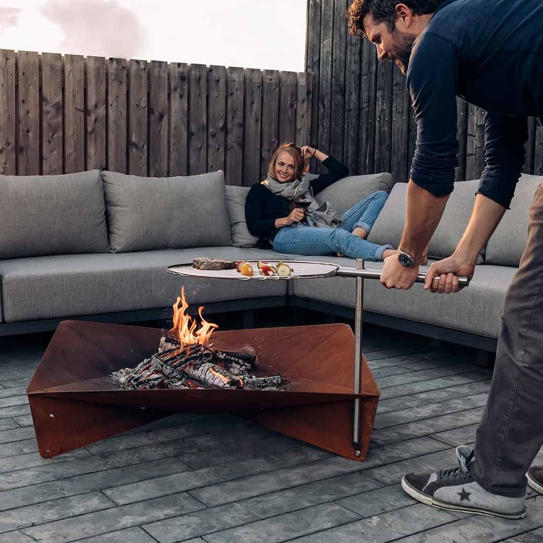 höfats TRIPLE Grillrost Ø55cm Edelstahl