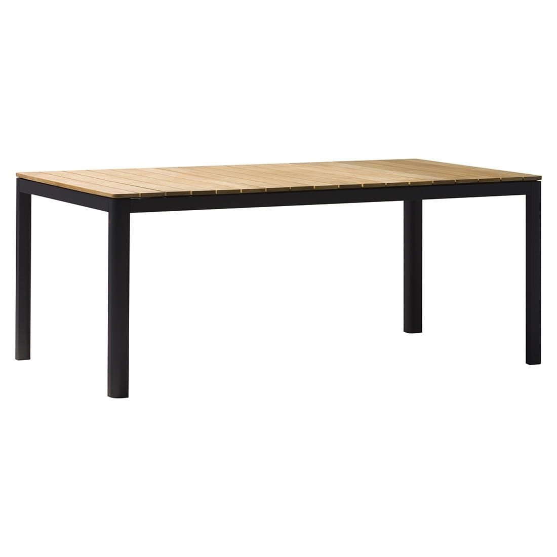 Zebra Bee Gartentisch 160x90cm Aluminium/Teak