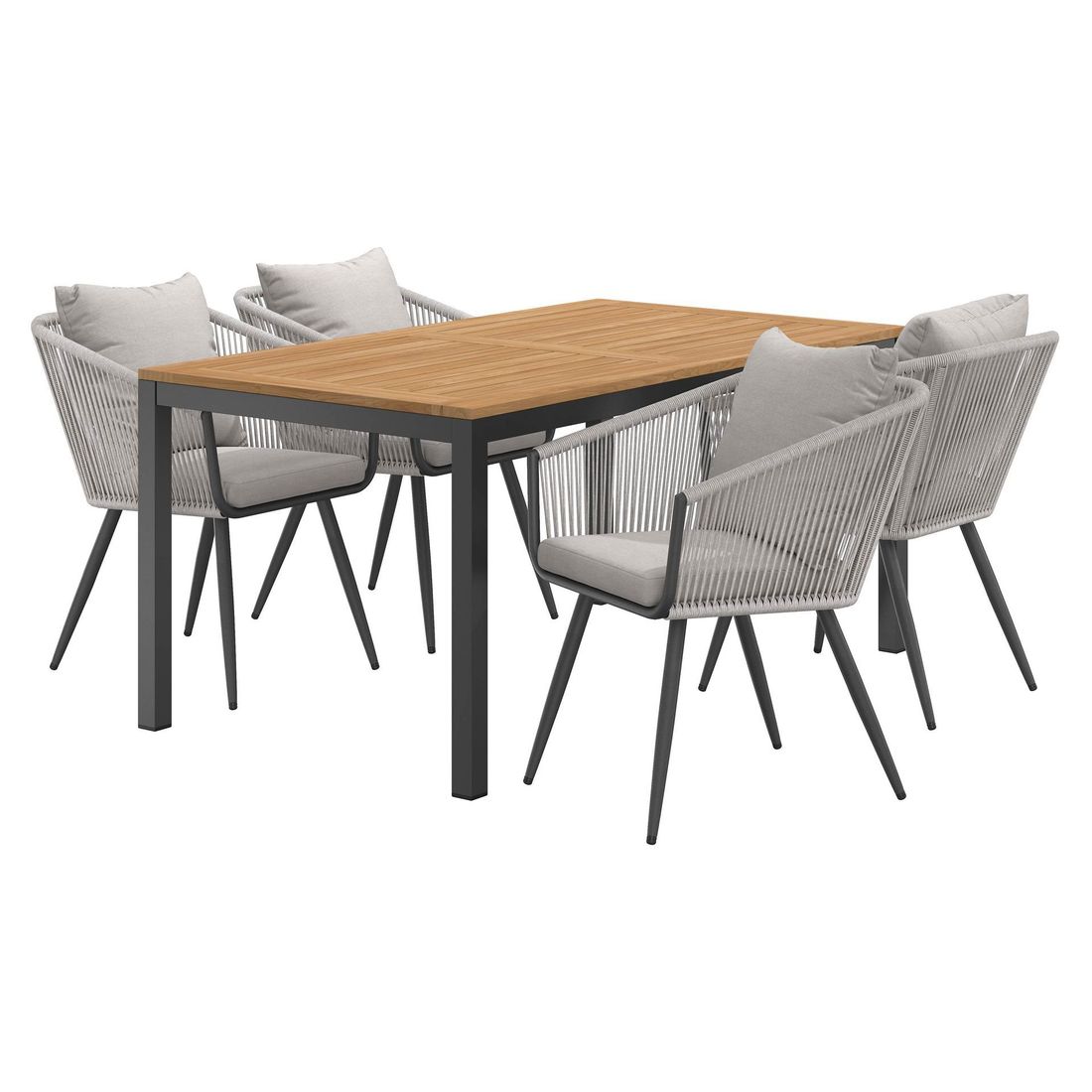 OUTLIV. Alex Gartenmöbel-Set M (4 Plätze) Tisch 160x90cm