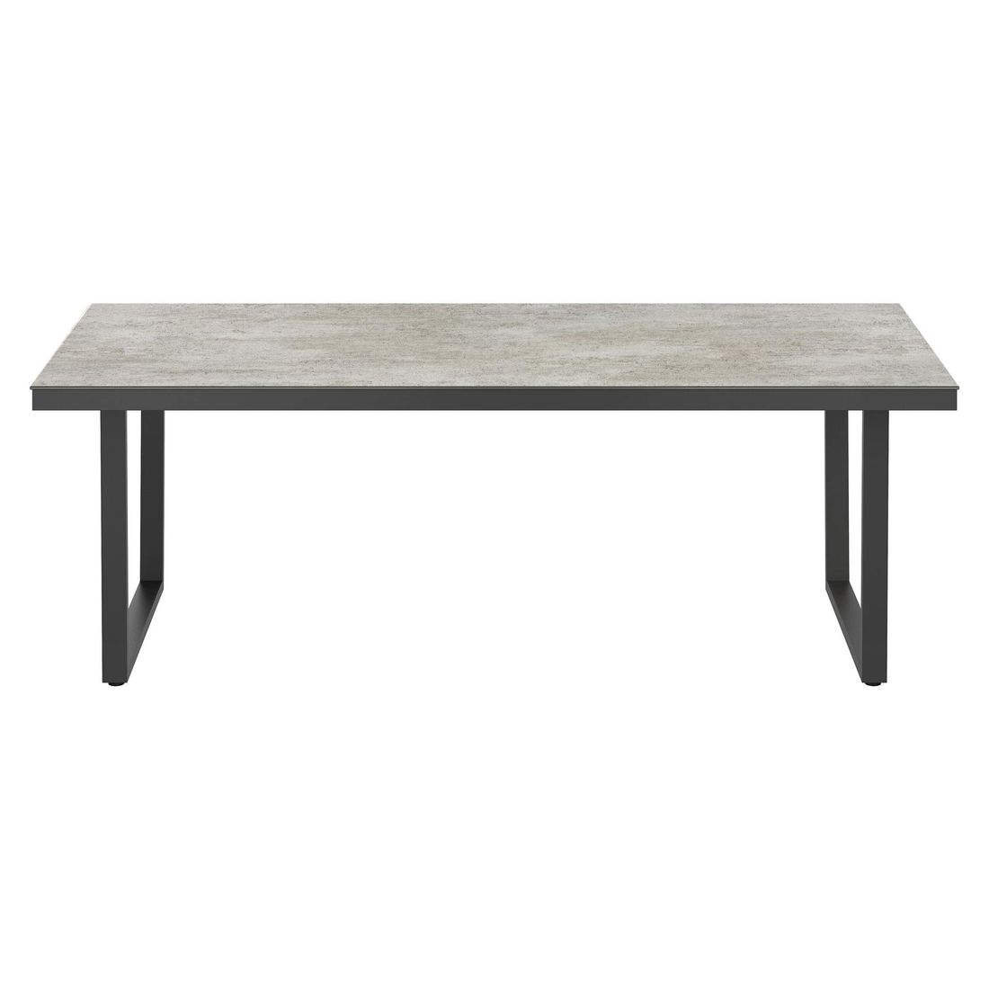 OUTLIV. Gartentisch 220x100cm Edelstahl/Dekton