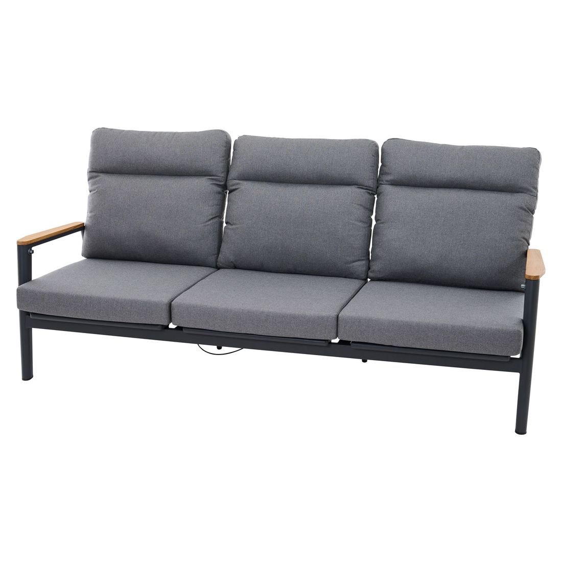 Siena Garden Cortina Gartenloungesofa verstellbar Aluminium/Rope/Polypropylen