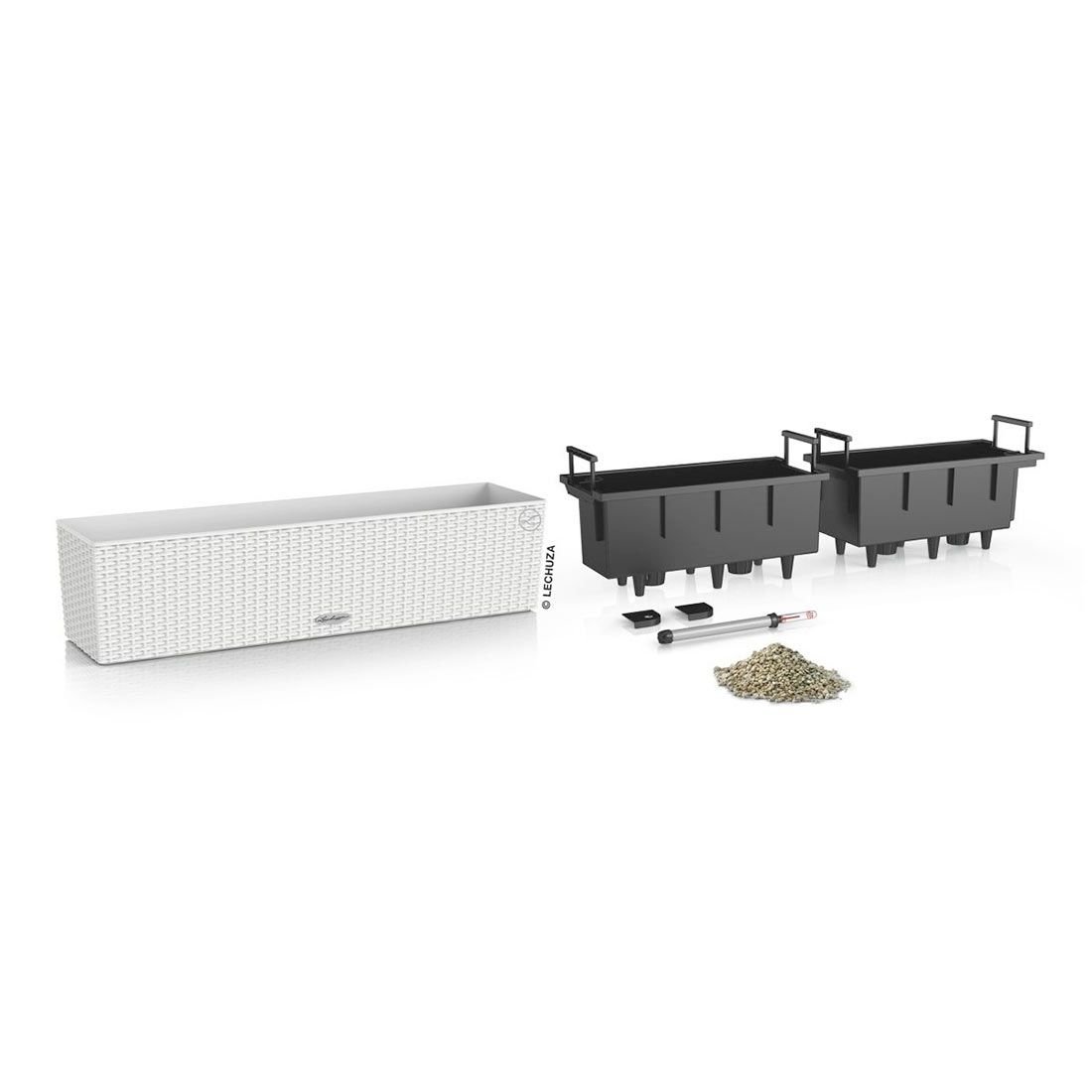 Lechuza Balconera 80 Pflanzgefäß Komplettset