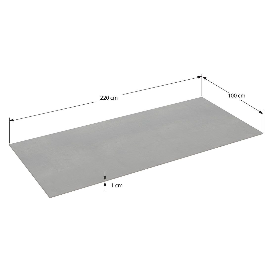 OUTLIV. Gartentisch-Platte 220x100cm HPL