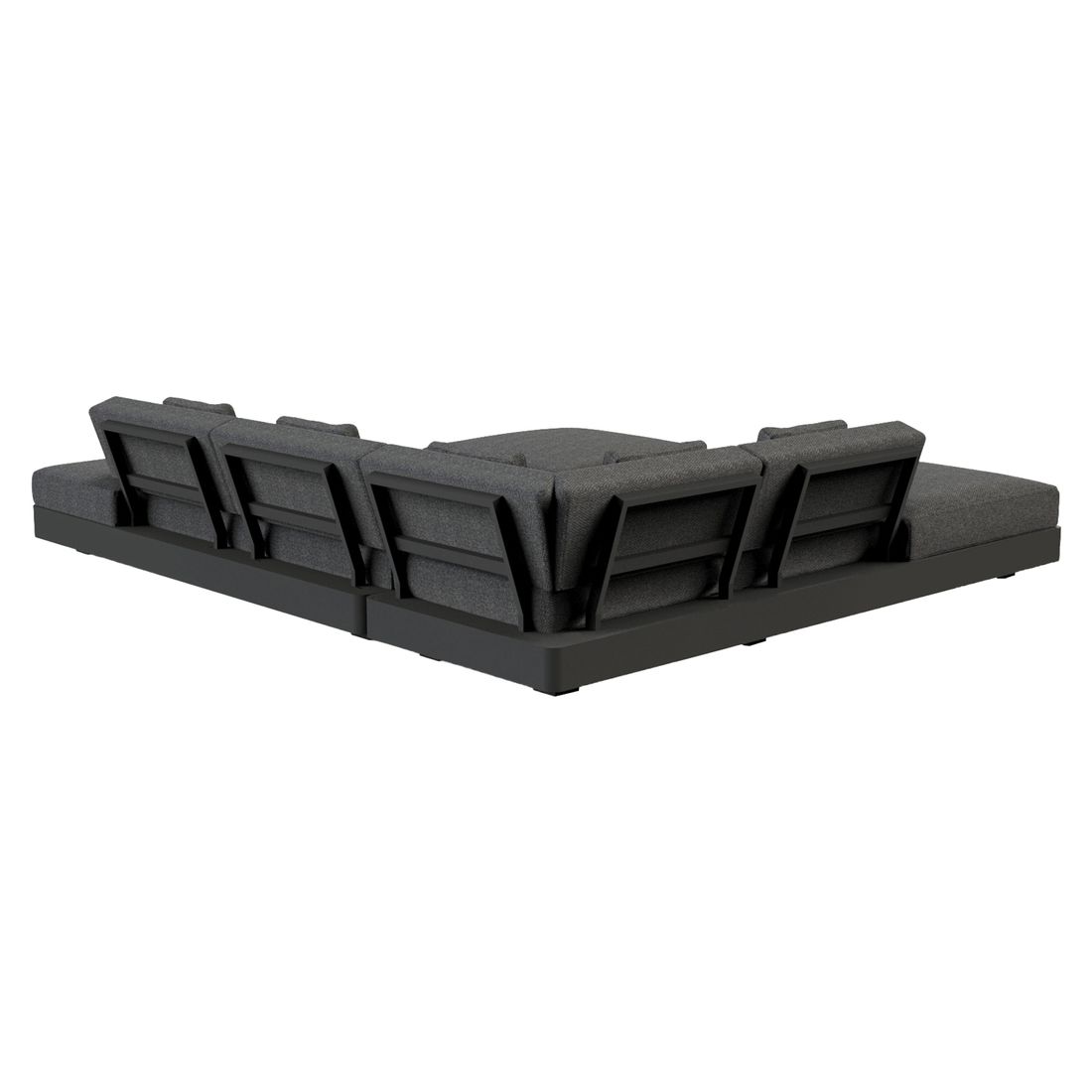 OUTLIV. Santa Monica Ecklounge inkl. Loungetisch Aluminium/Olefin