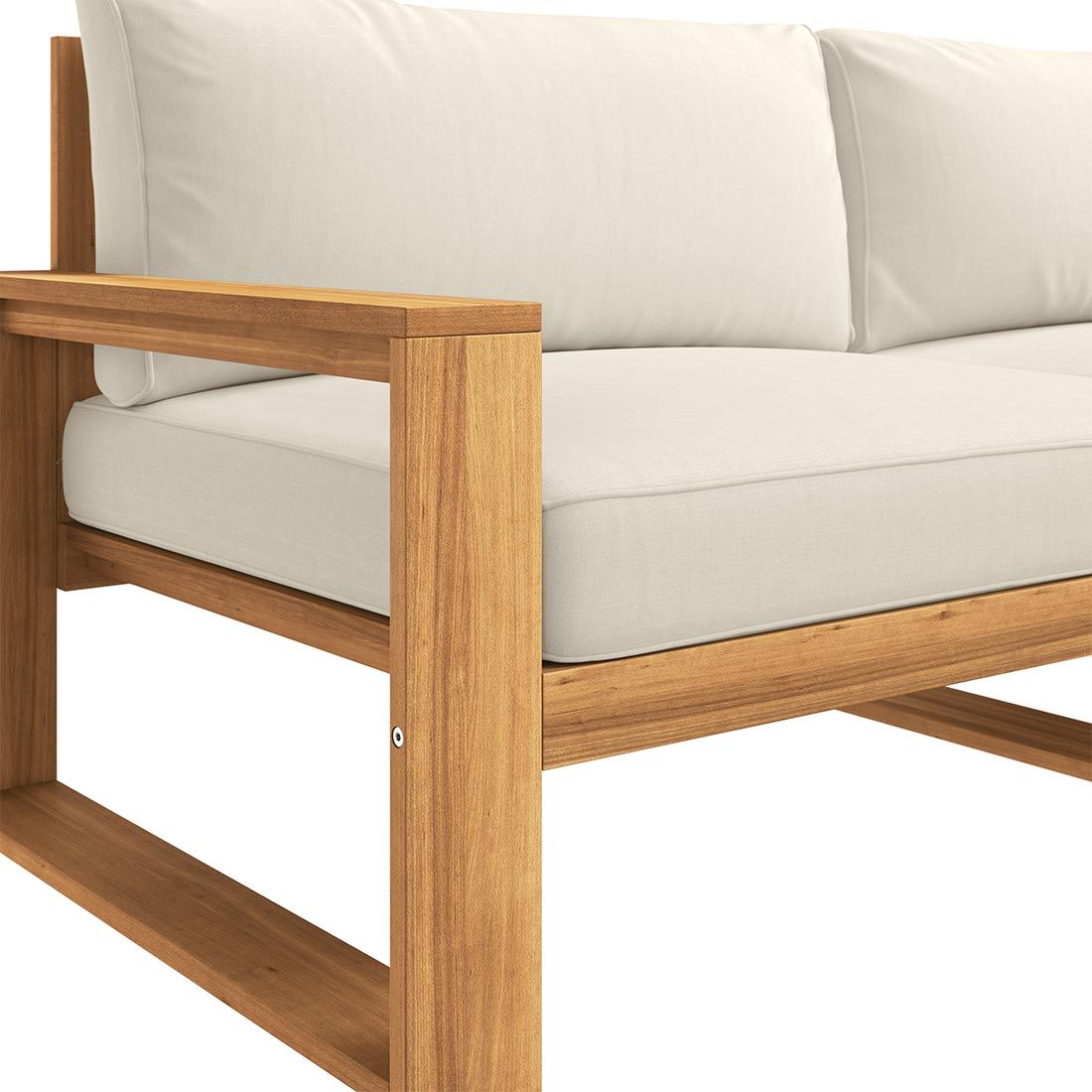 OUTLIV. Santa Cruz Ecklounge inkl. Loungetisch Akazie/Polyester