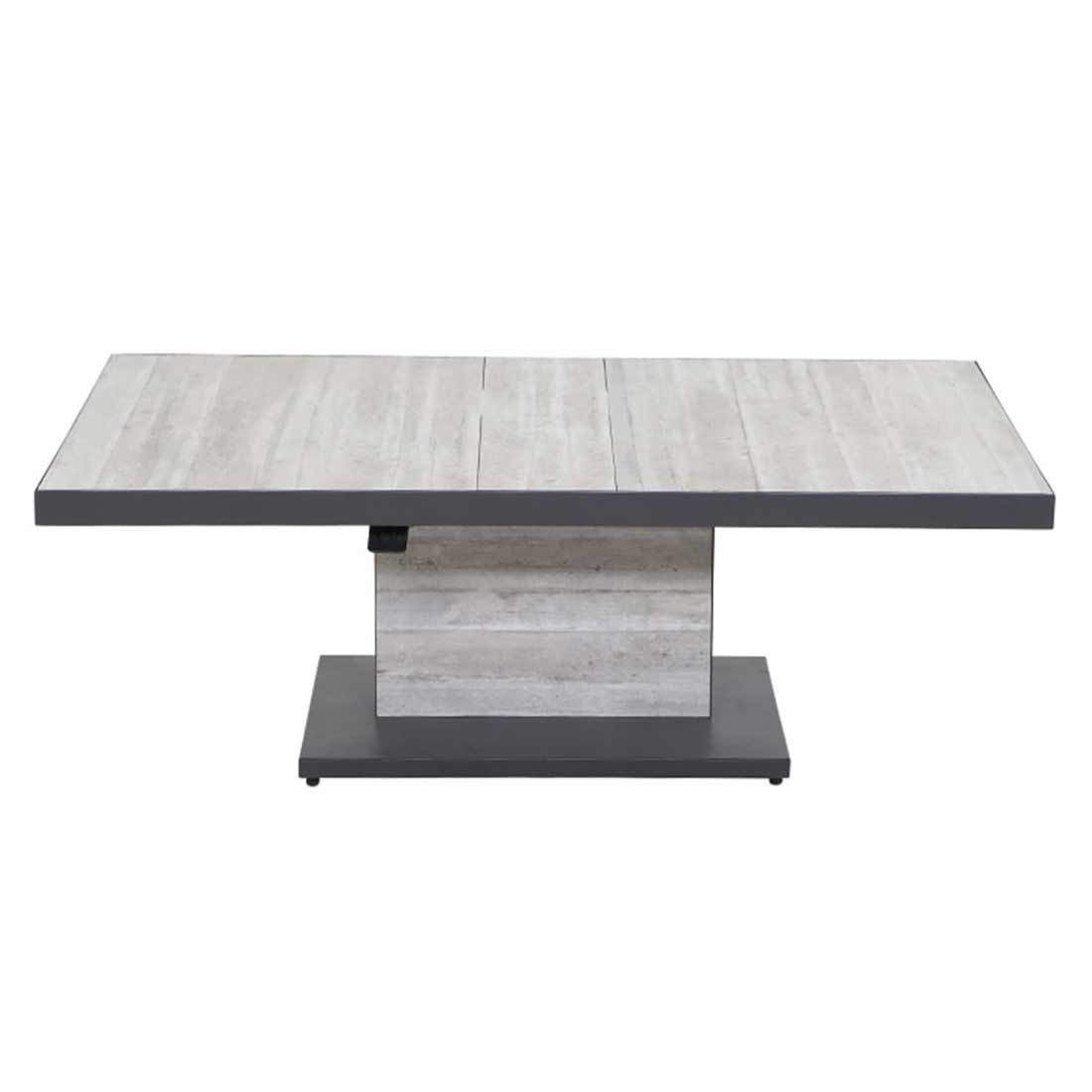 Siena Garden Bellani Lifttisch 160x90cm Aluminium/Keramikfliese
