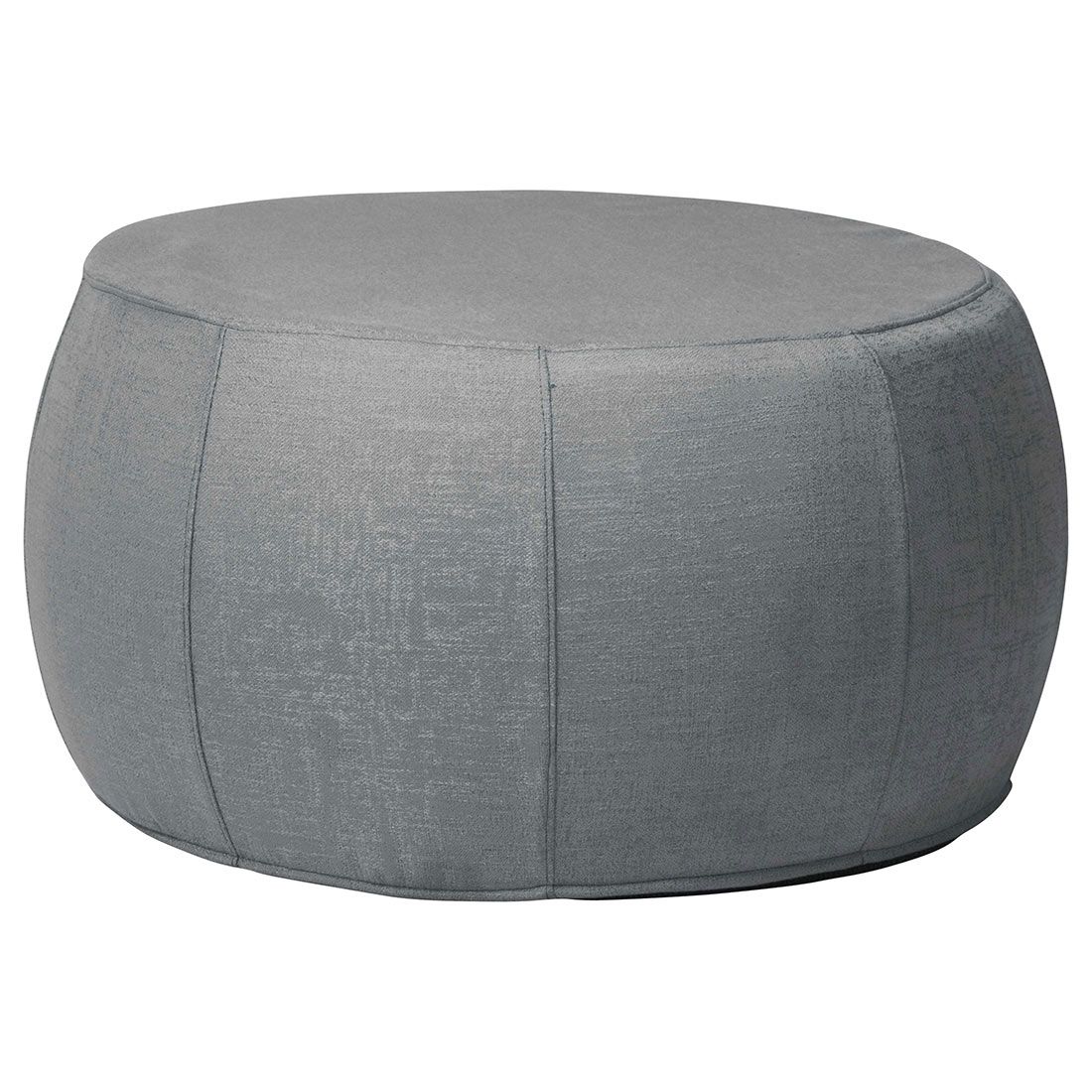 Stern Pouf Hocker groß Outdoorstoff Dunkelgrau meliert |  Garten-und-Freizeit.at