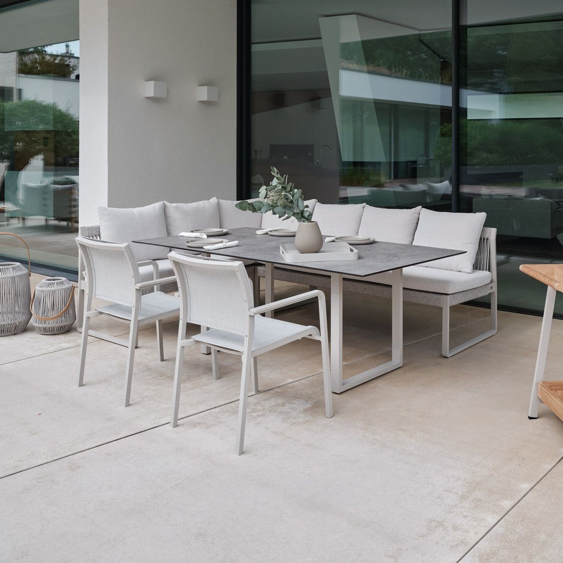 Stern Tilo Stapelsessel Aluminium/Textilene