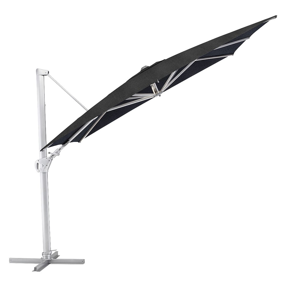 Kettler Easy Swing LED Ampelschirm 300x300cm Alu/Obravia