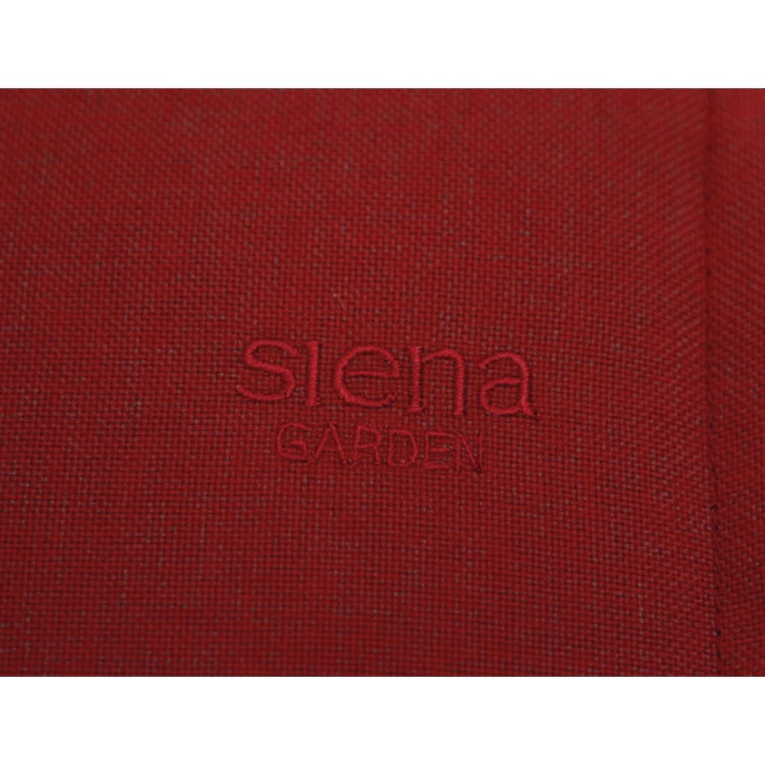 Siena Garden Stella Sesselauflage nieder 100x48x6cm Olefin Rot
