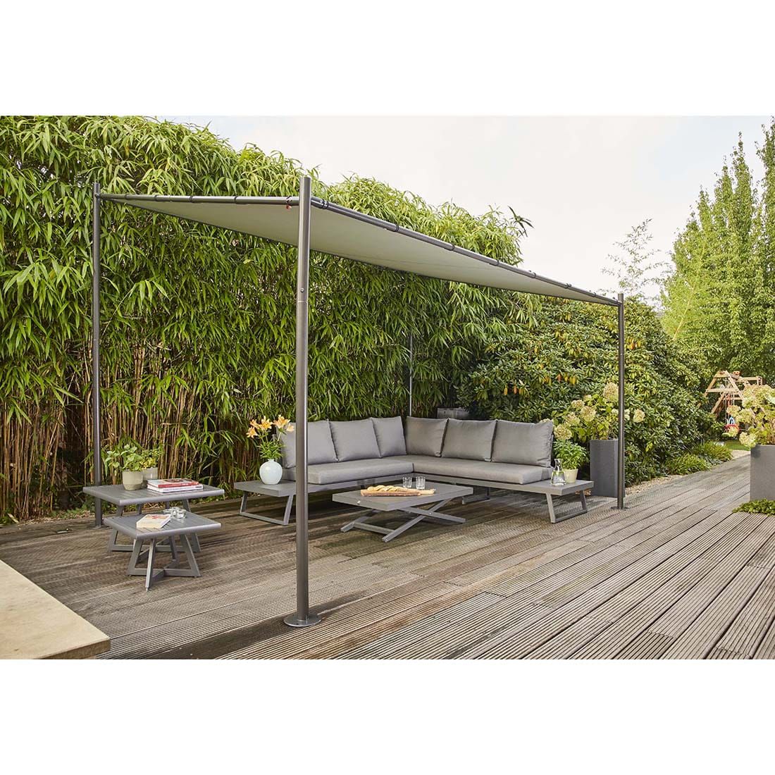 Siena Garden Levino Gartenpergola 300x400cm Stahl/Polyester