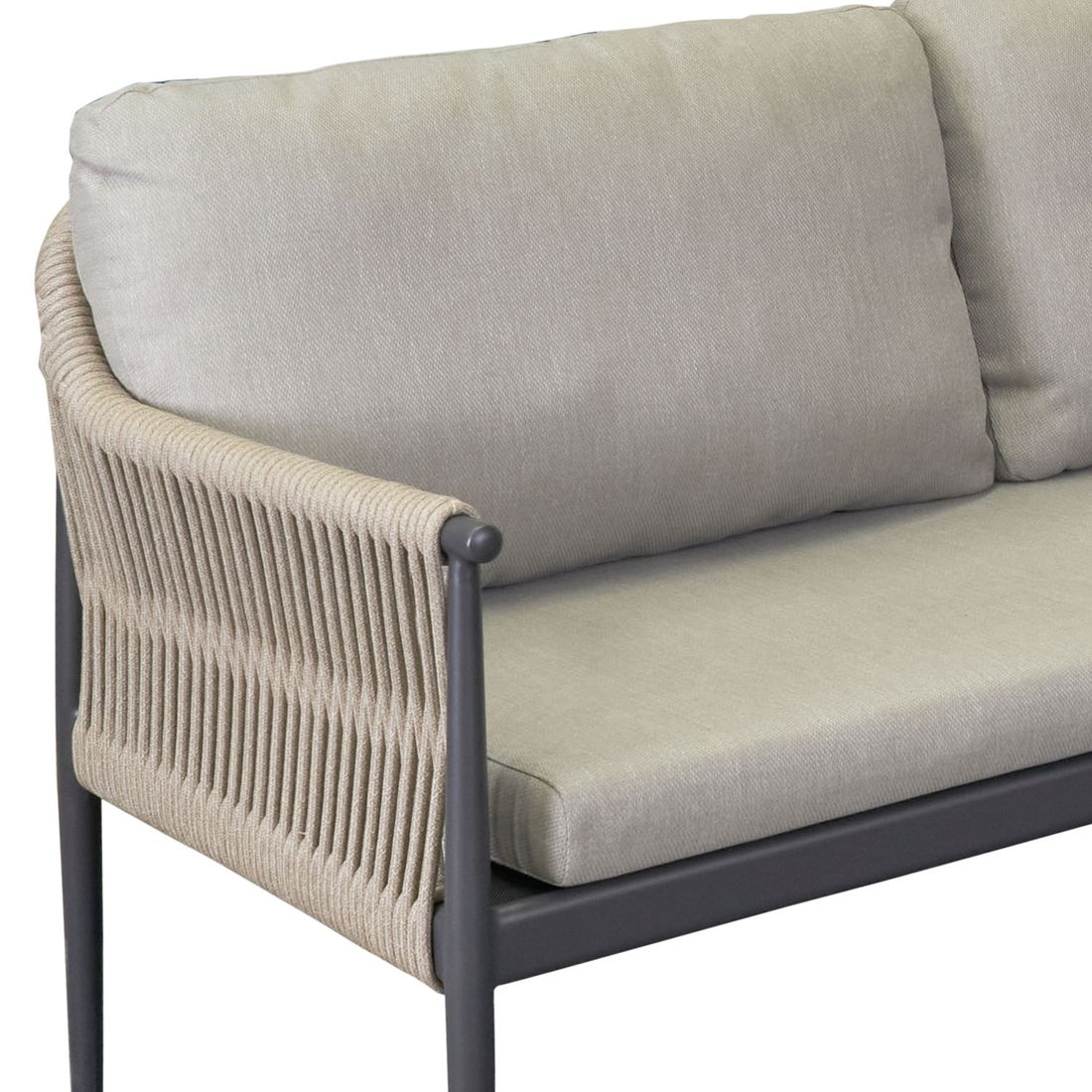 LC Garden Bari Ecklounge Aluminium/Rope