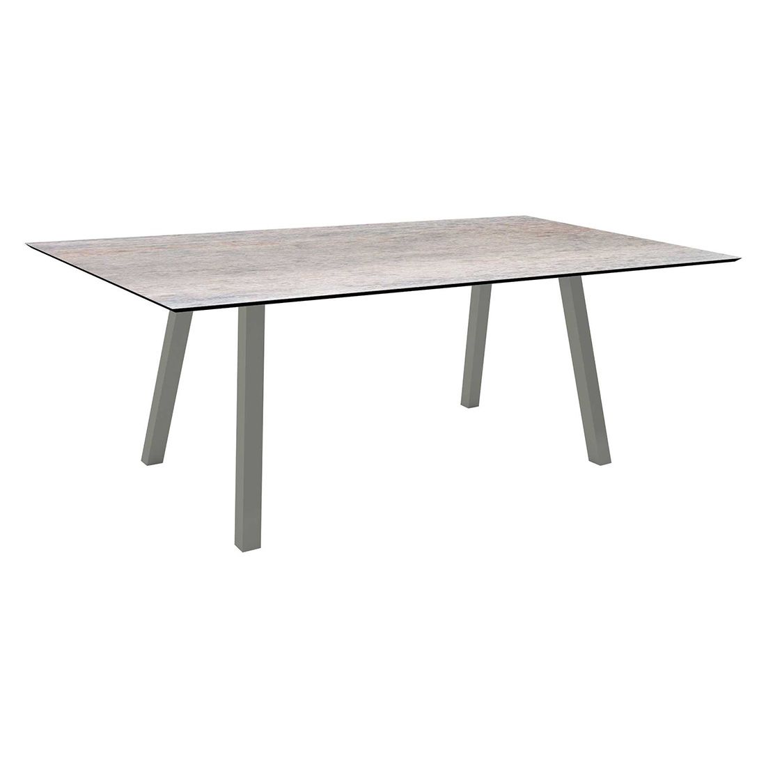 Stern Interno Gartentisch 180x100cm Aluminium/Silverstar 2.0