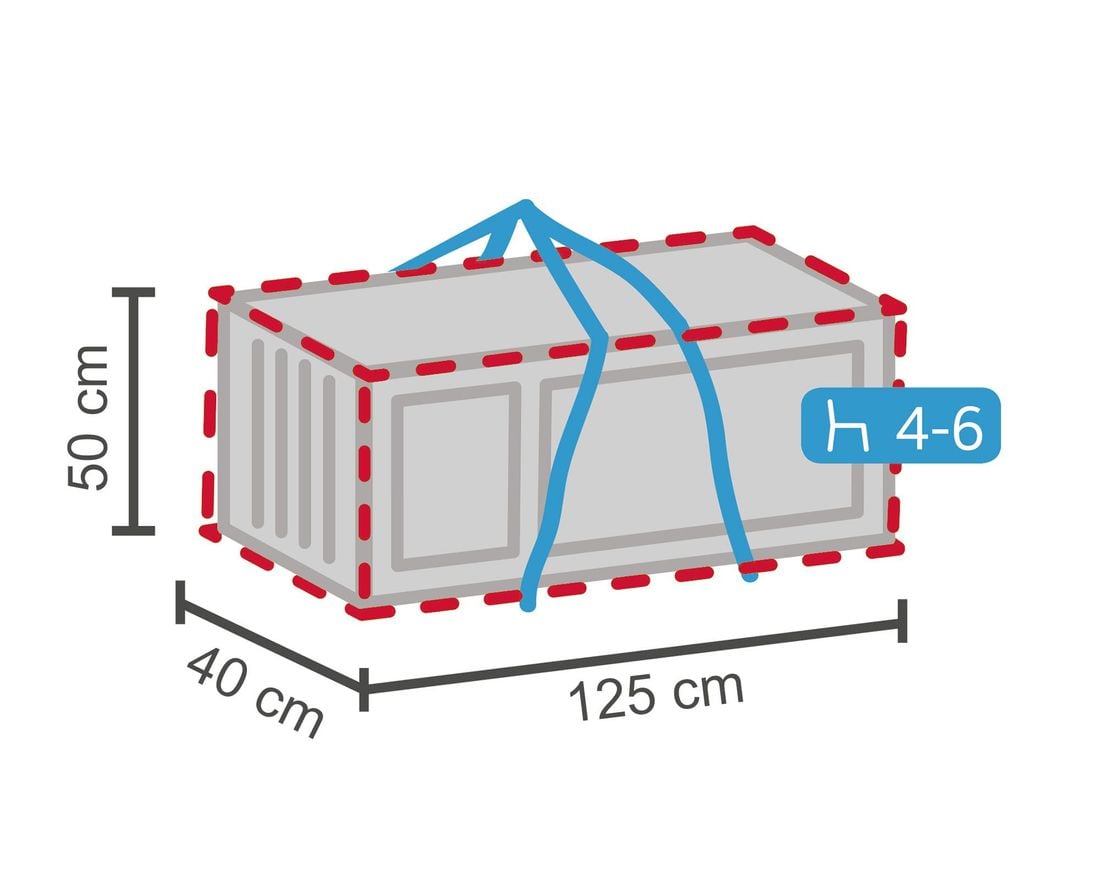 LC Garden Aufbewahrungstasche 125x40x50 cm