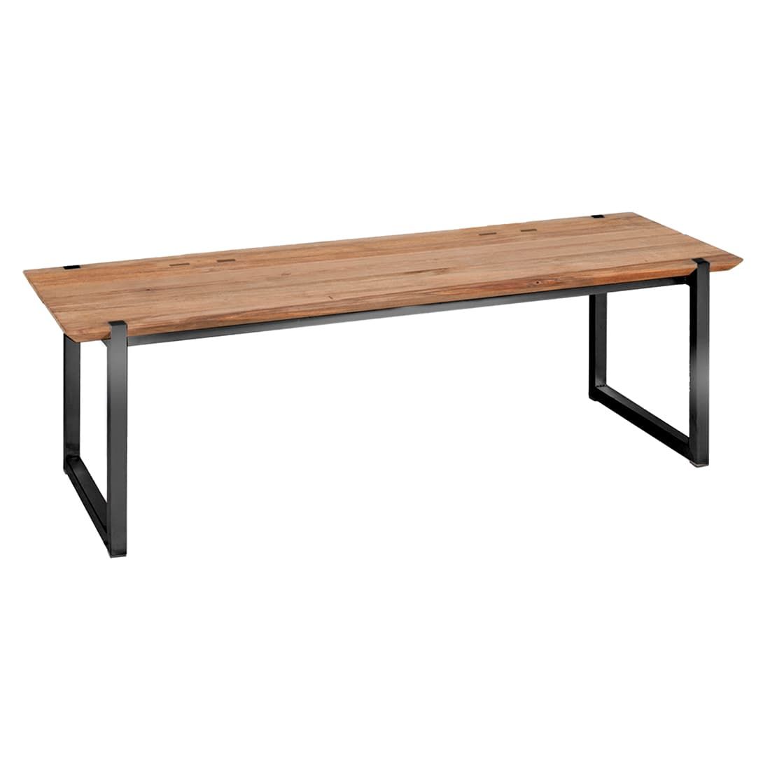 Zebra Quadux Gartenbank 140 cm Aluminium/Teak Recycelt