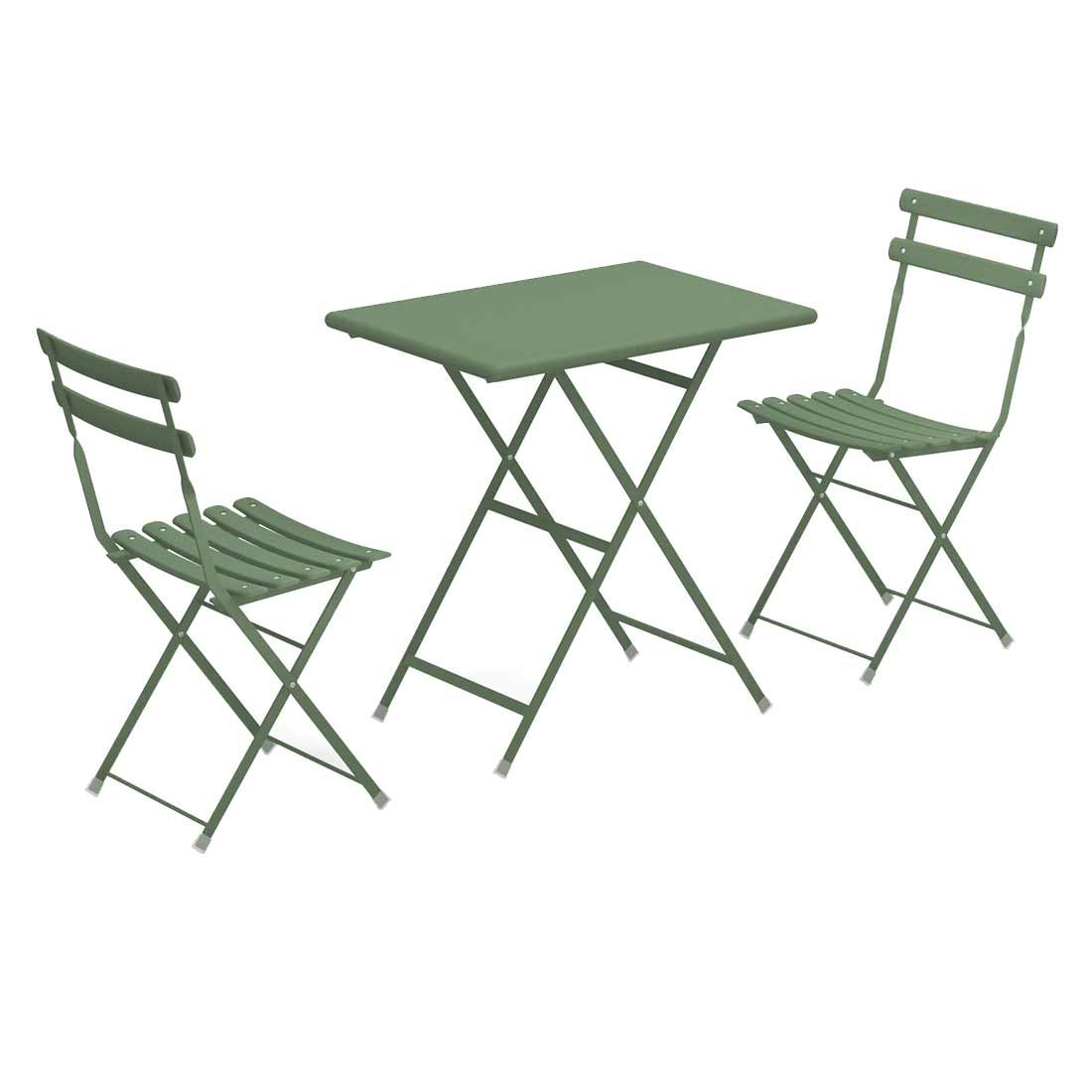 emu Arc en Ciel Gartenmöbel-Set S (2 Plätze) Tisch 70x50cm