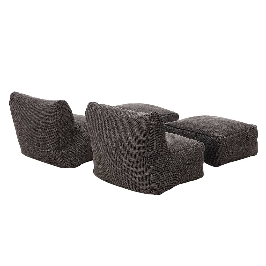 ROOLF Living Loungesesselset inkl. Hocker