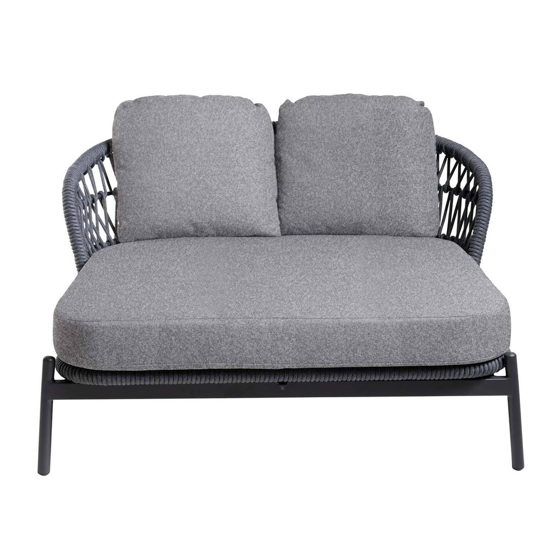 Interliving 7013 Doppelliege Aluminium/Rope/Olefin