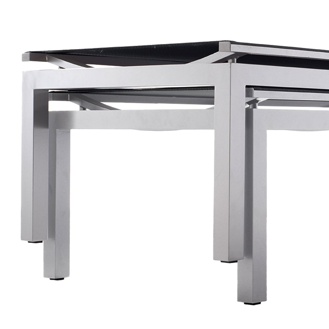 Sieger Brest Gartenliege verstellbar Aluminium/Textilux