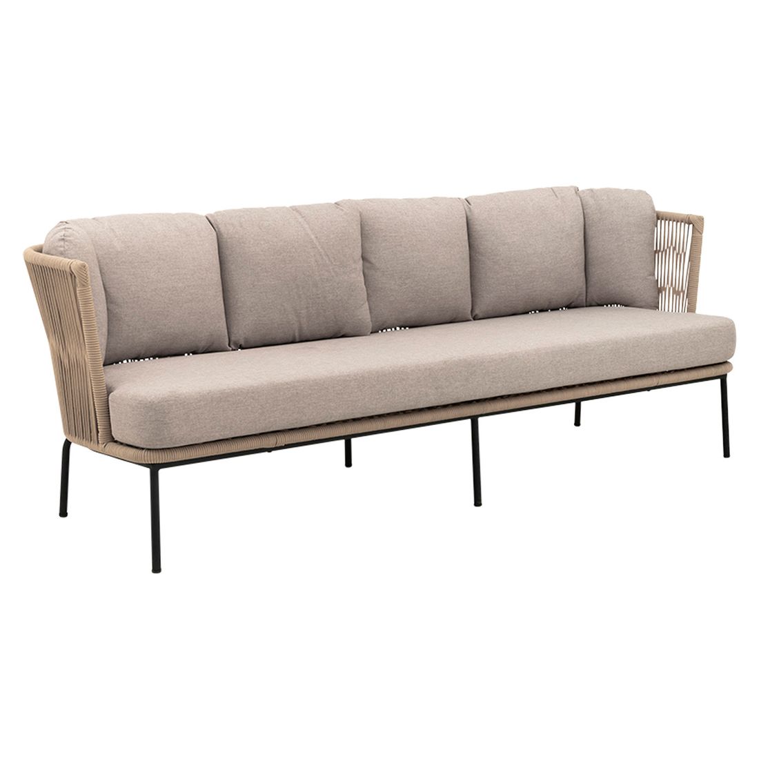 Cosmic Collection Touch Gartenloungesofa Stahl/Rope/Spun Polyester