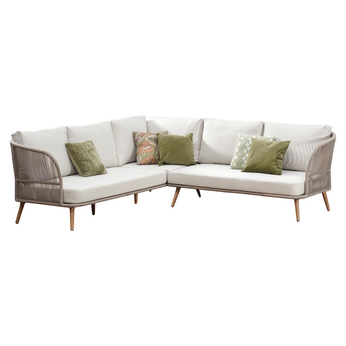 OUTLIV. Swallow Ecklounge inkl. Loungetisch Aluminium/Rope/Polyester