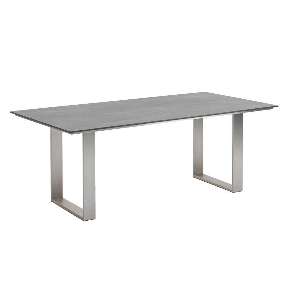 Niehoff Noah Gartentisch 180x95cm Edelstahl/HPL