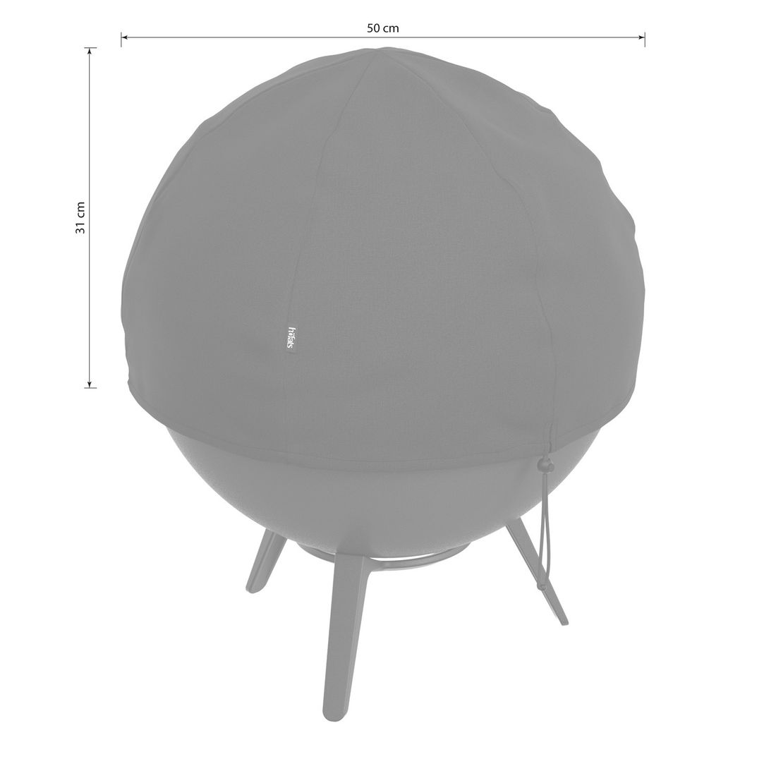 höfats Moon 45 Abdeckhaube Ø50x31cm