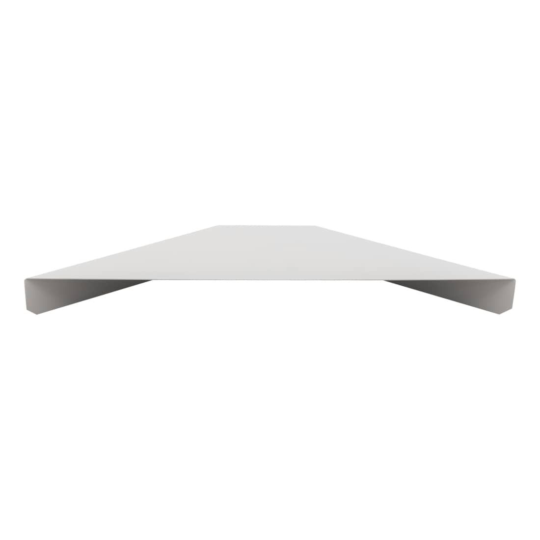 OUTLIV. Ecktablett für Hocker 90,5x35cm Aluminium