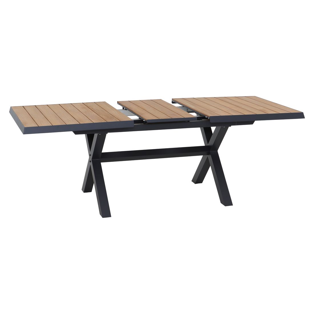 Siena Garden Sincro Ausziehtisch Aluminium/Teak