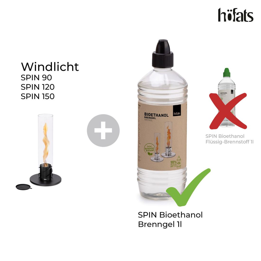 höfats SPIN 90 Windlicht Ø90mm