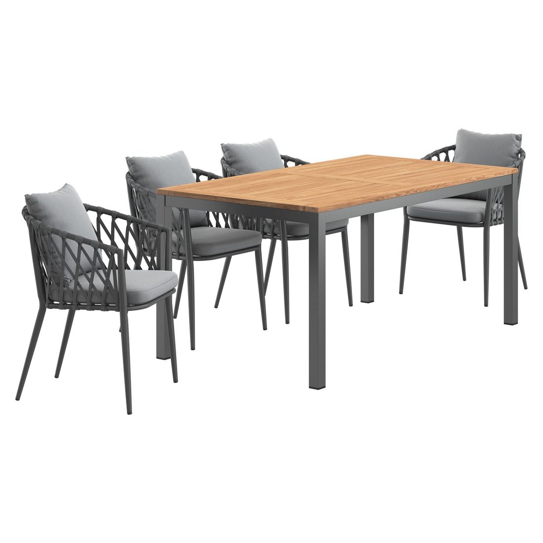 LC Garden Sunrepo Gartenmöbel-Set M (4 Plätze) mit OUTLIV. Tisch 160x90cm