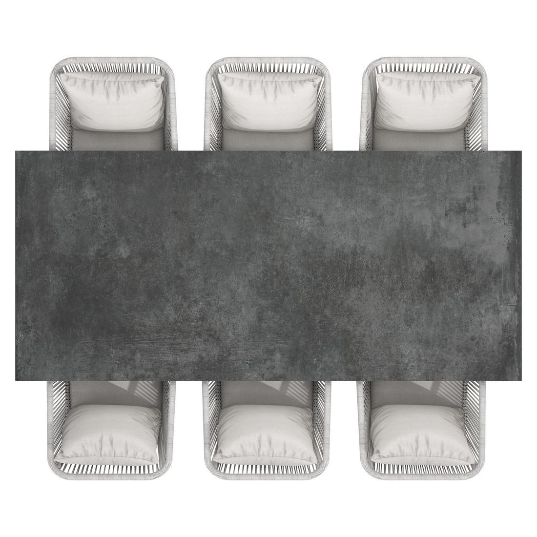 OUTLIV. Alex Gartenmöbel-Set Aluminium/Keramik