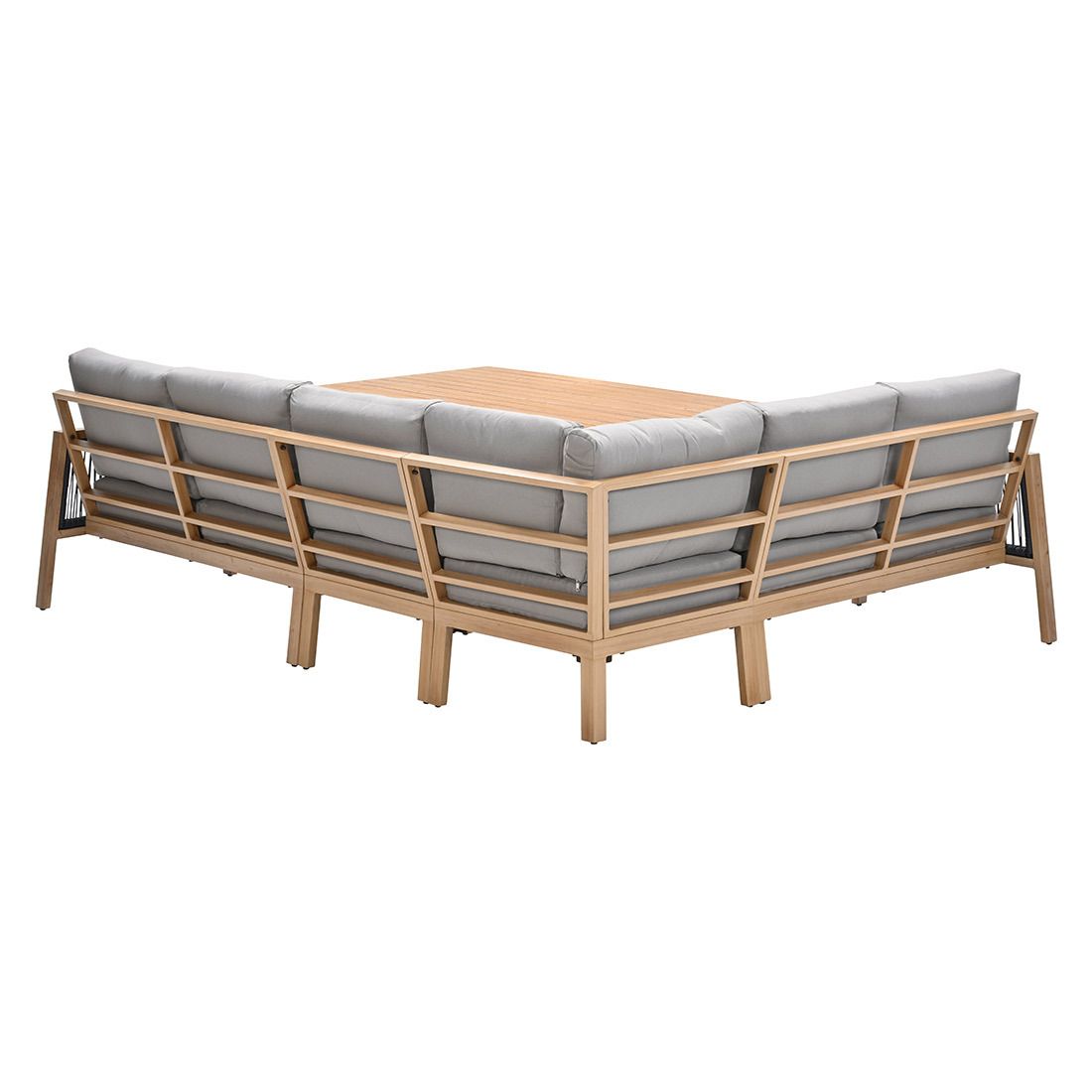 Garden Impressions Decala Dininglounge Tisch 150x87cm Aluminium/Rope/Polyester