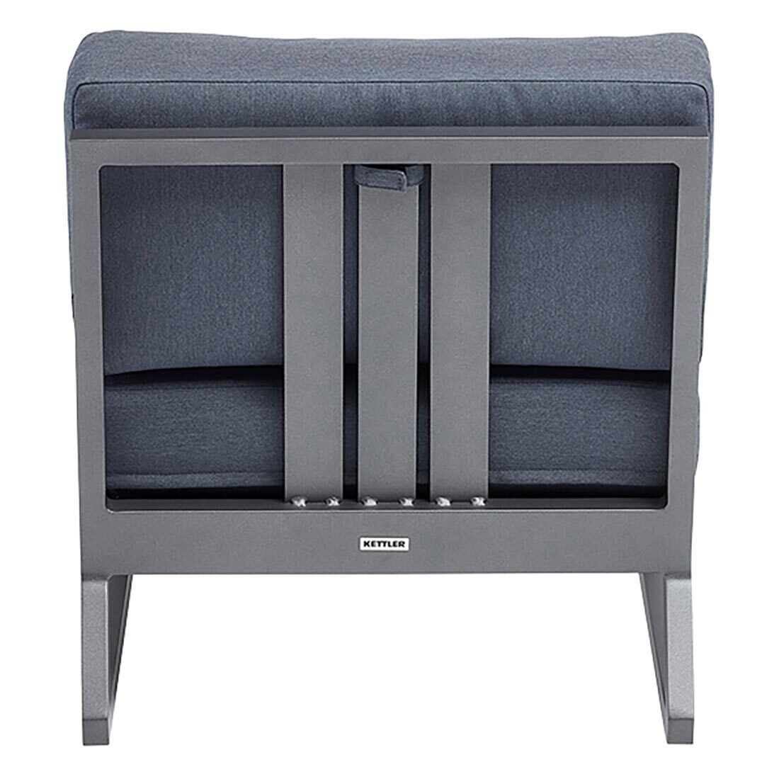 Kettler Ocean Skid Platform Loungesessel Aluminium/Agora