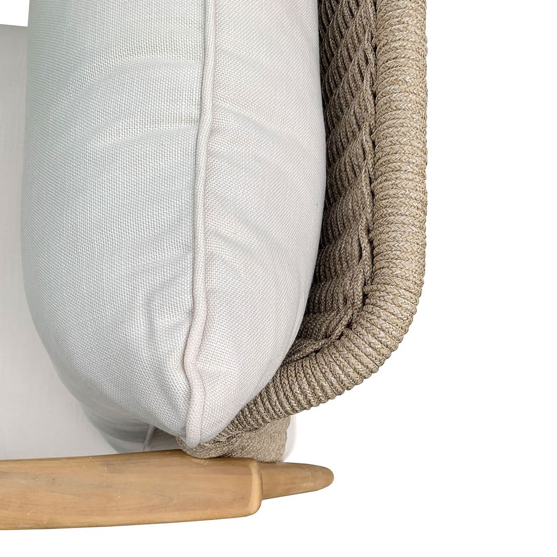 OUTLIV. Noemi Loungeset inkl. Loungetisch  Akazie/Rope/Kunstfaser