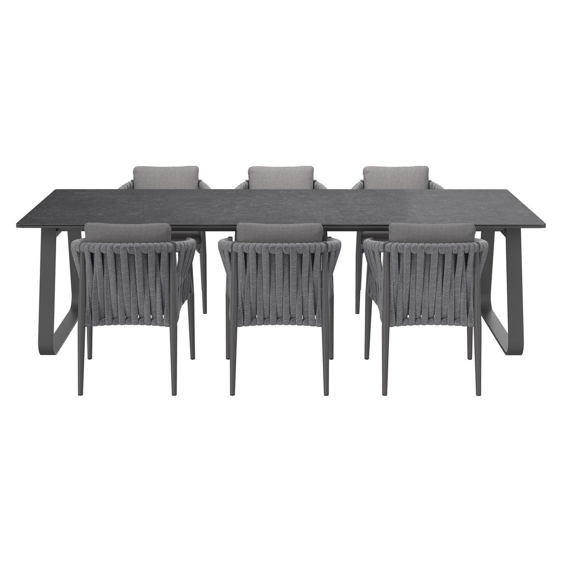 OUTLIV. Lena Gartenmöbel-Set L (6 Plätze) Tisch 280x100cm
