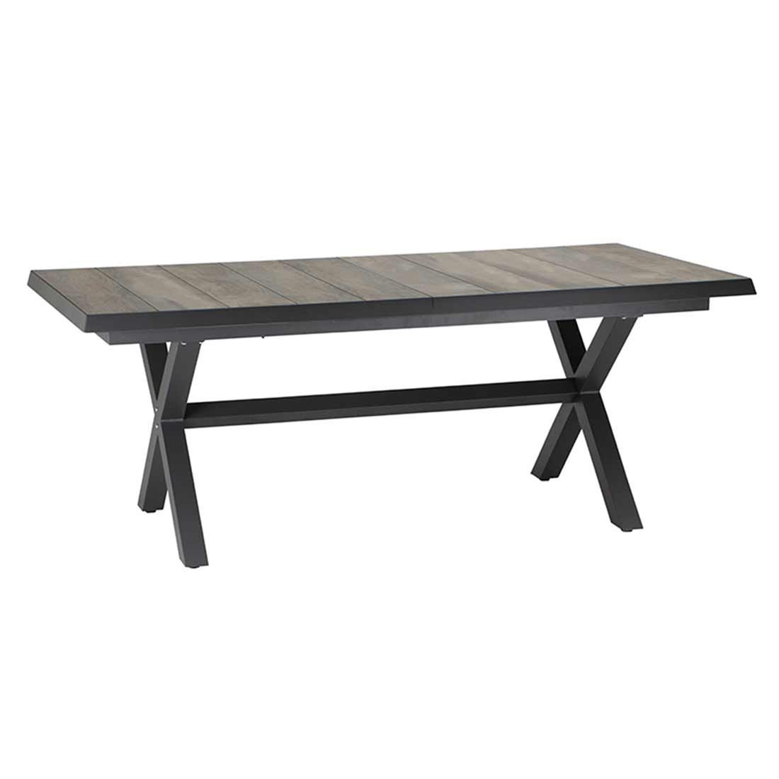 Siena Garden Corido Gartenmöbel-Set L verstellbar (6 Plätze) Tisch 200/260x100cm