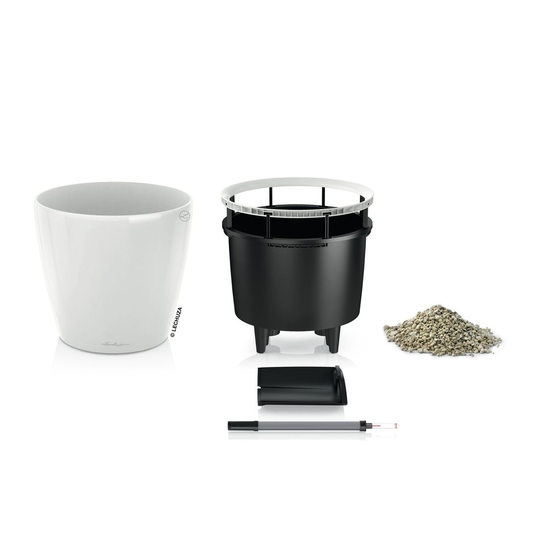 Lechuza Classico Premium LS Pflanzgefäß Ø28,5x26cm Kunststoff