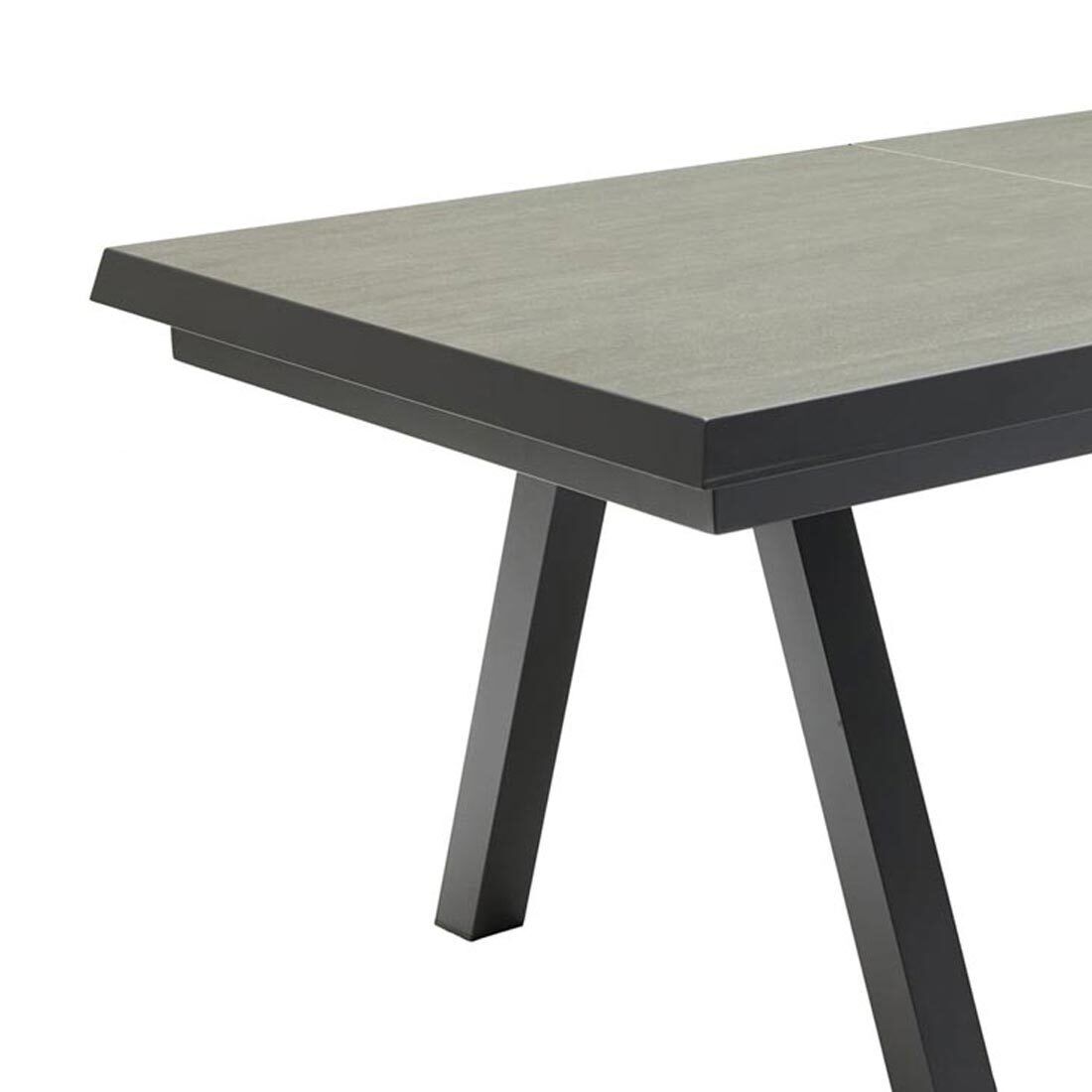 LC Garden Vivera-Stone Ausziehtisch Aluminium/Sinterstone