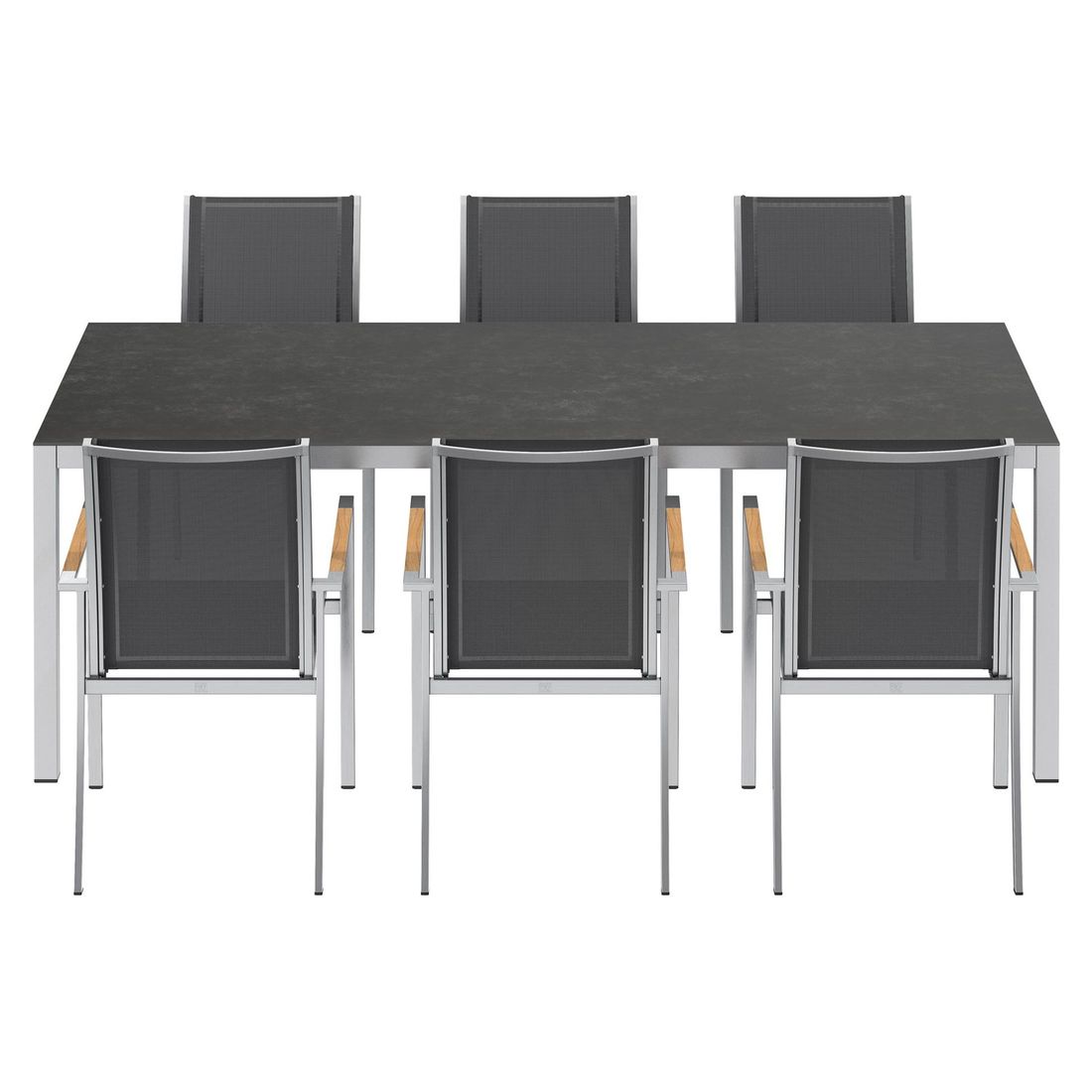 OUTLIV. Oviedo Gartenmöbel-Set L (6 Plätze) Tisch 220x100cm