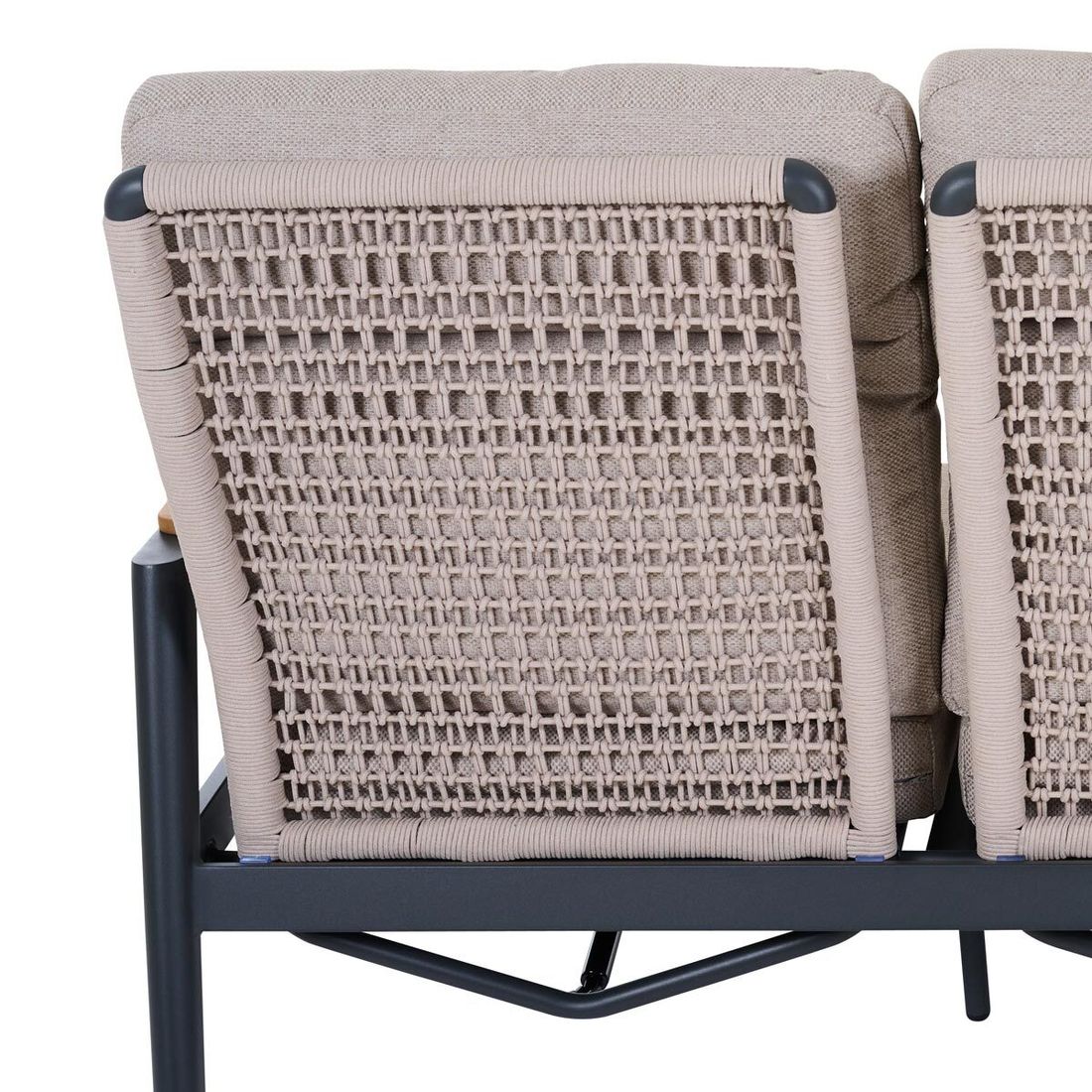Siena Garden Cortina Gartenloungesofa verstellbar Aluminium/Rope/Polypropylen