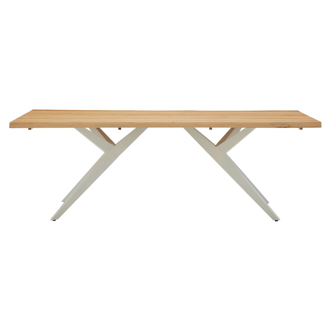 Musterring Dänemark Gartentisch Edelstahl/Teak