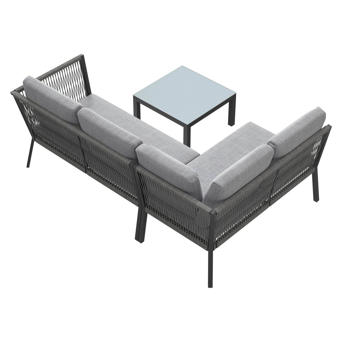 OUTLIV. Alex Ecklounge Aluminium/Rope