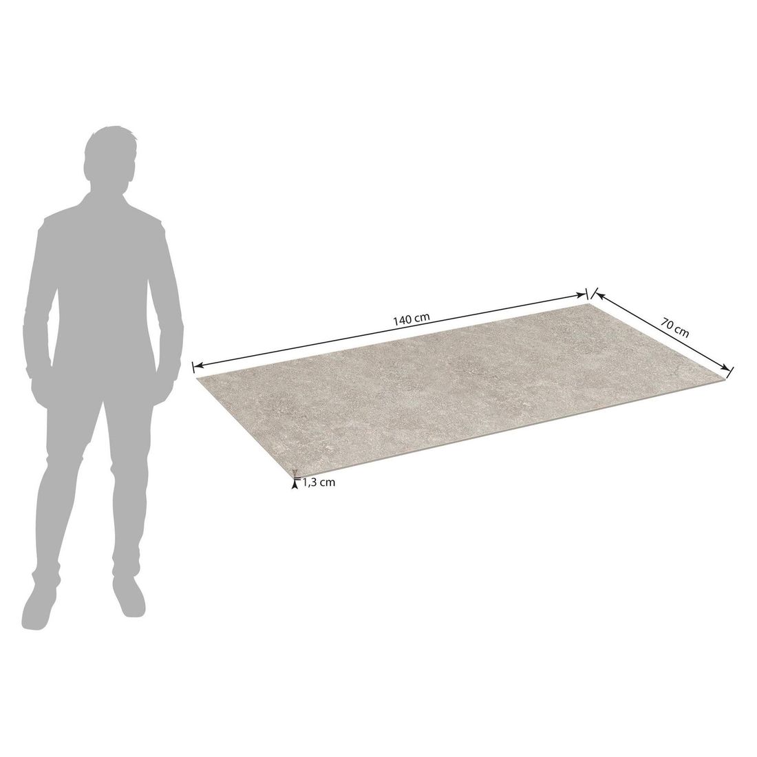 Kettler Gartentisch-Platte HPL