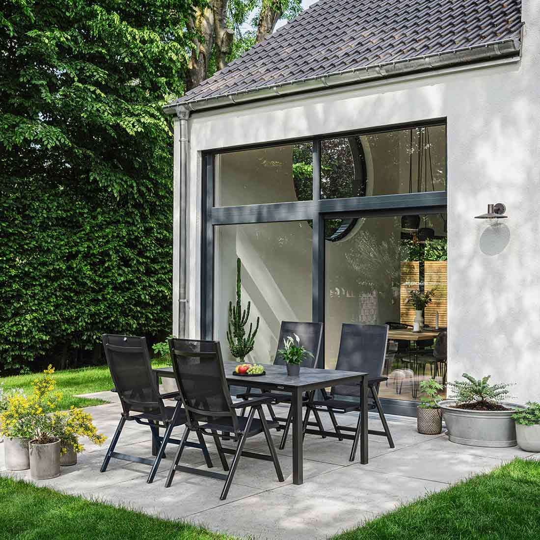 Kettler Basic+ Premium Gartenmöbel-Set M (4 Plätze) Tisch 160x95cm