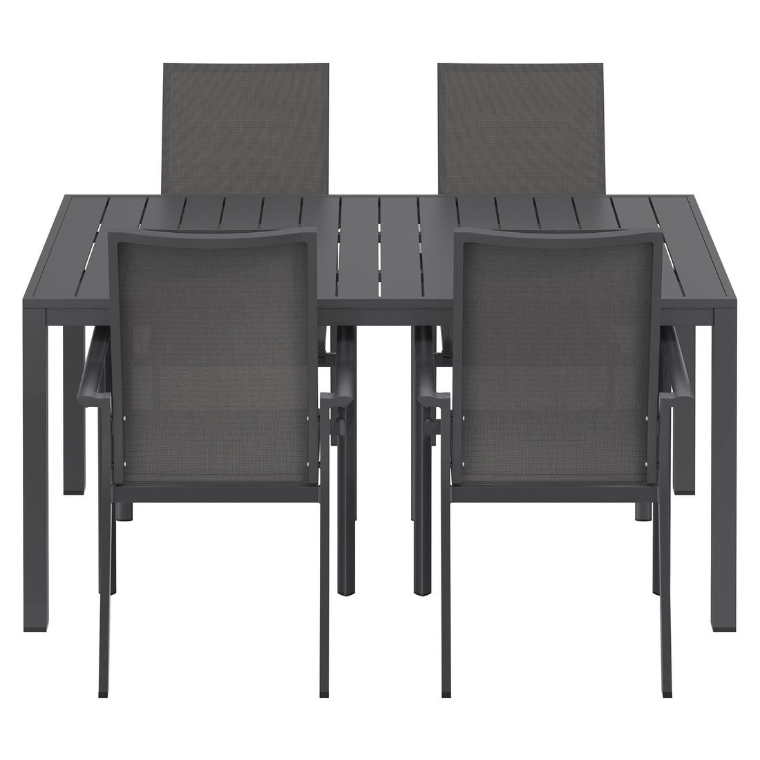 OUTLIV. Lucca Gartenmöbel-Set M (4 Plätze) Tisch 155x90cm